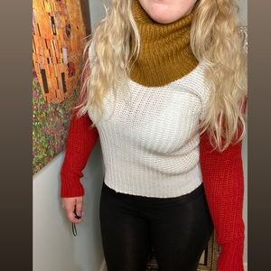 NEVER BEEN WORN cowl neck sweater